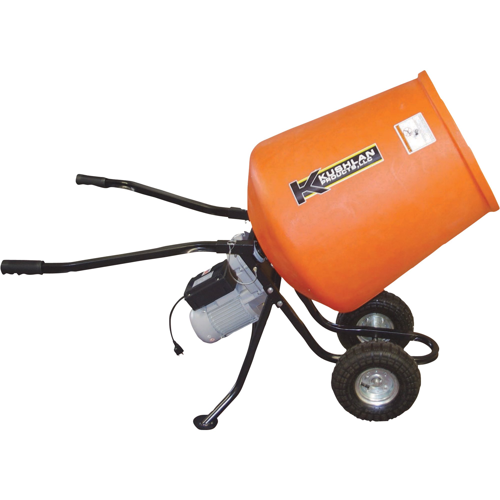 Kushlan Portable Electric Direct Drive Cement Mixer —&nbsp;3.5 Cubic Ft. Drum, Model# KPRO350DD